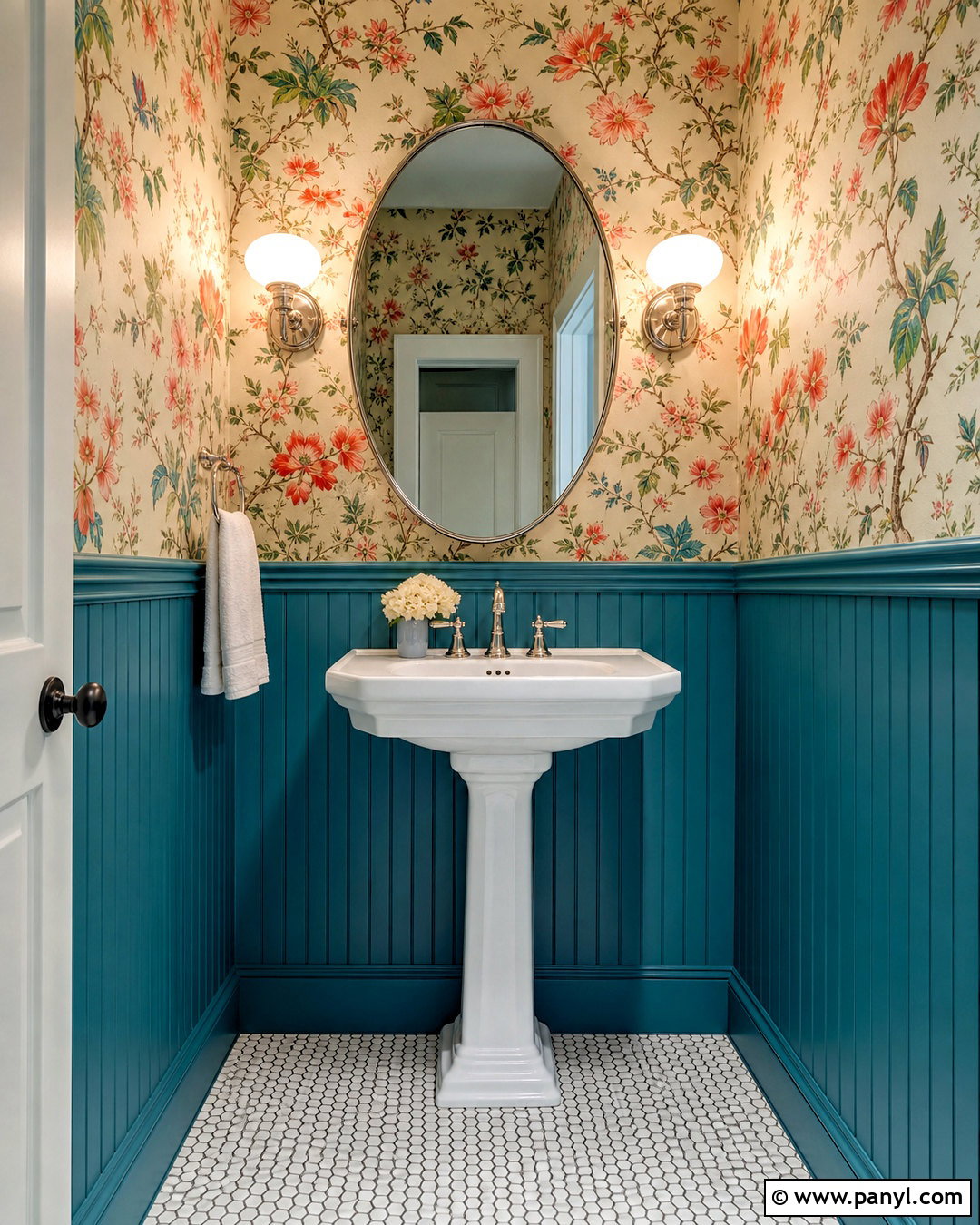 Powder Room Wainscoting - 20 wainscoting ideas