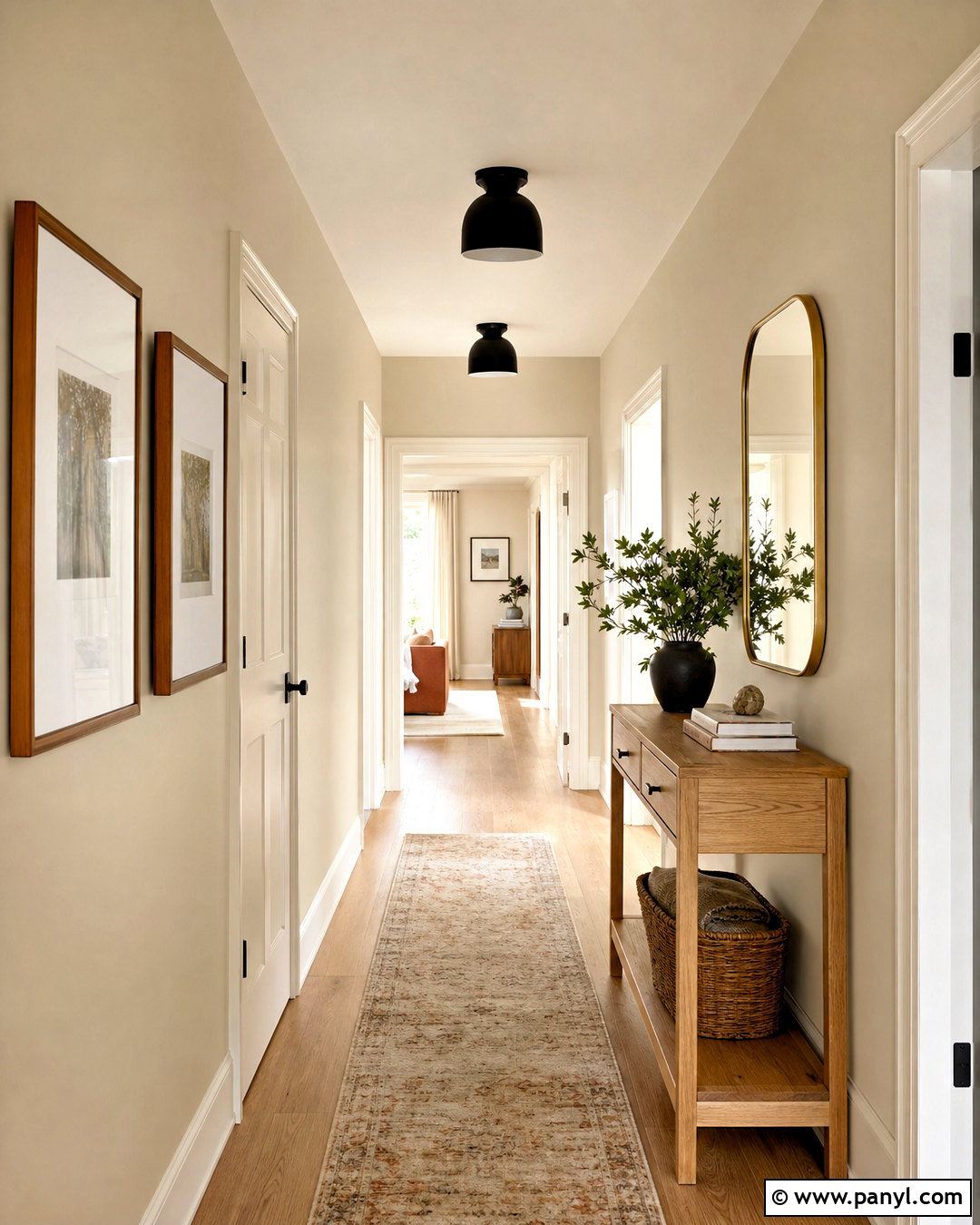 Practical Beige SW 6100 Hallway - 20 sherwin williams warm neutrals