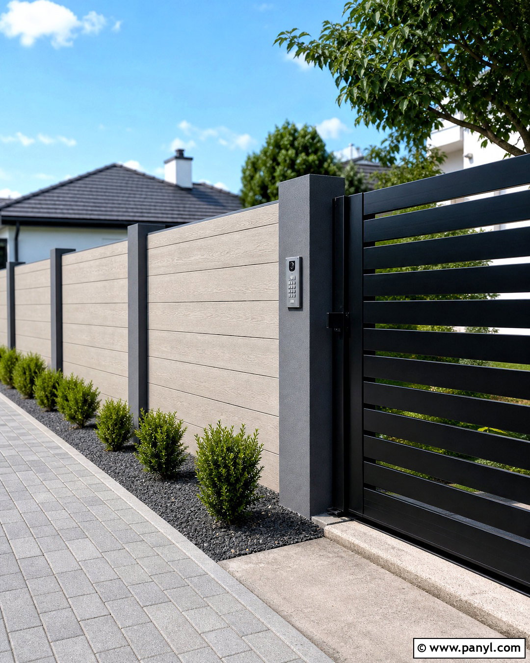 Precast Panel Compound Wall - 20 simple compound wall design ideas