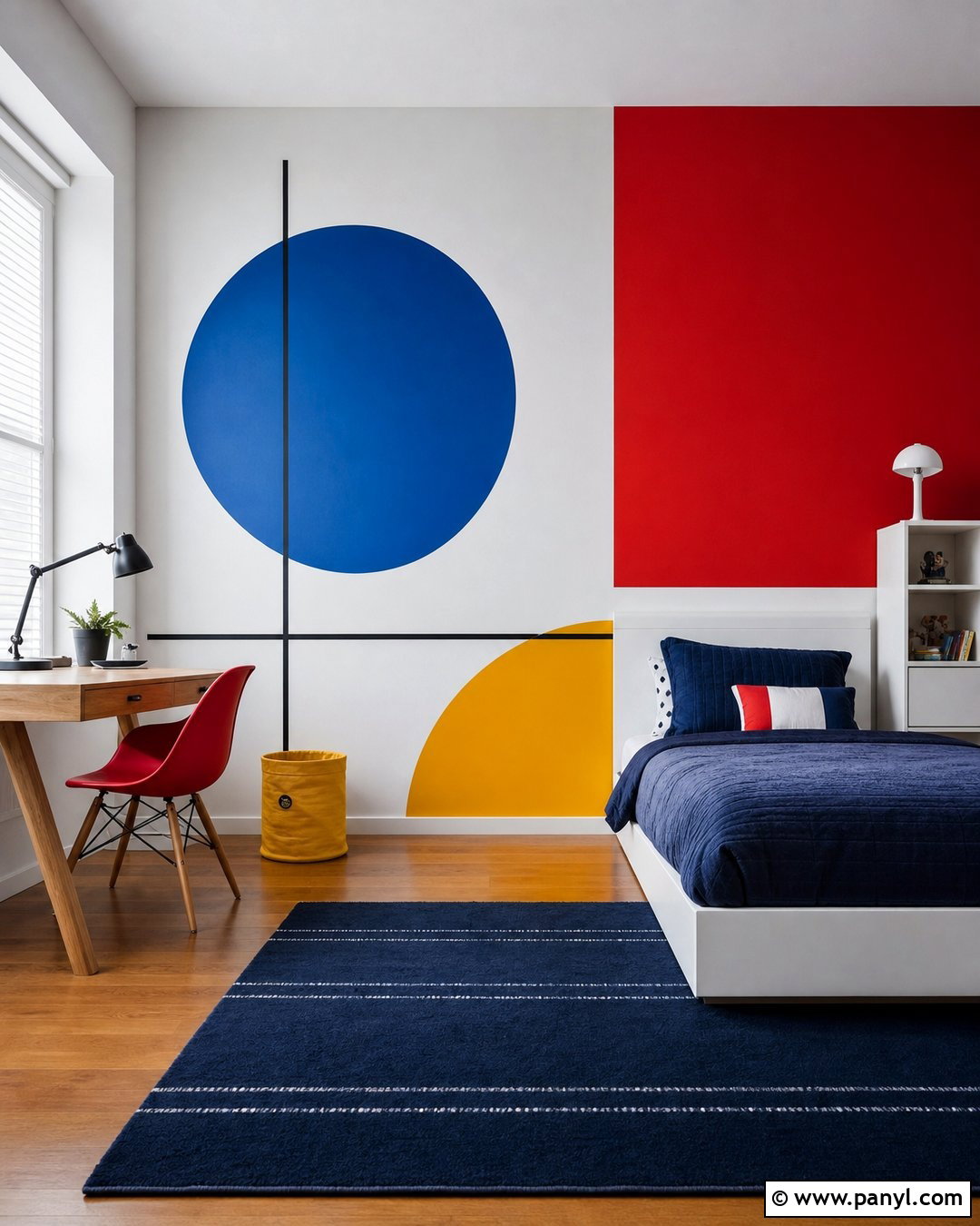 Primary Color Geometric Wall Paint - 25 Geometric Wall Paint Kids