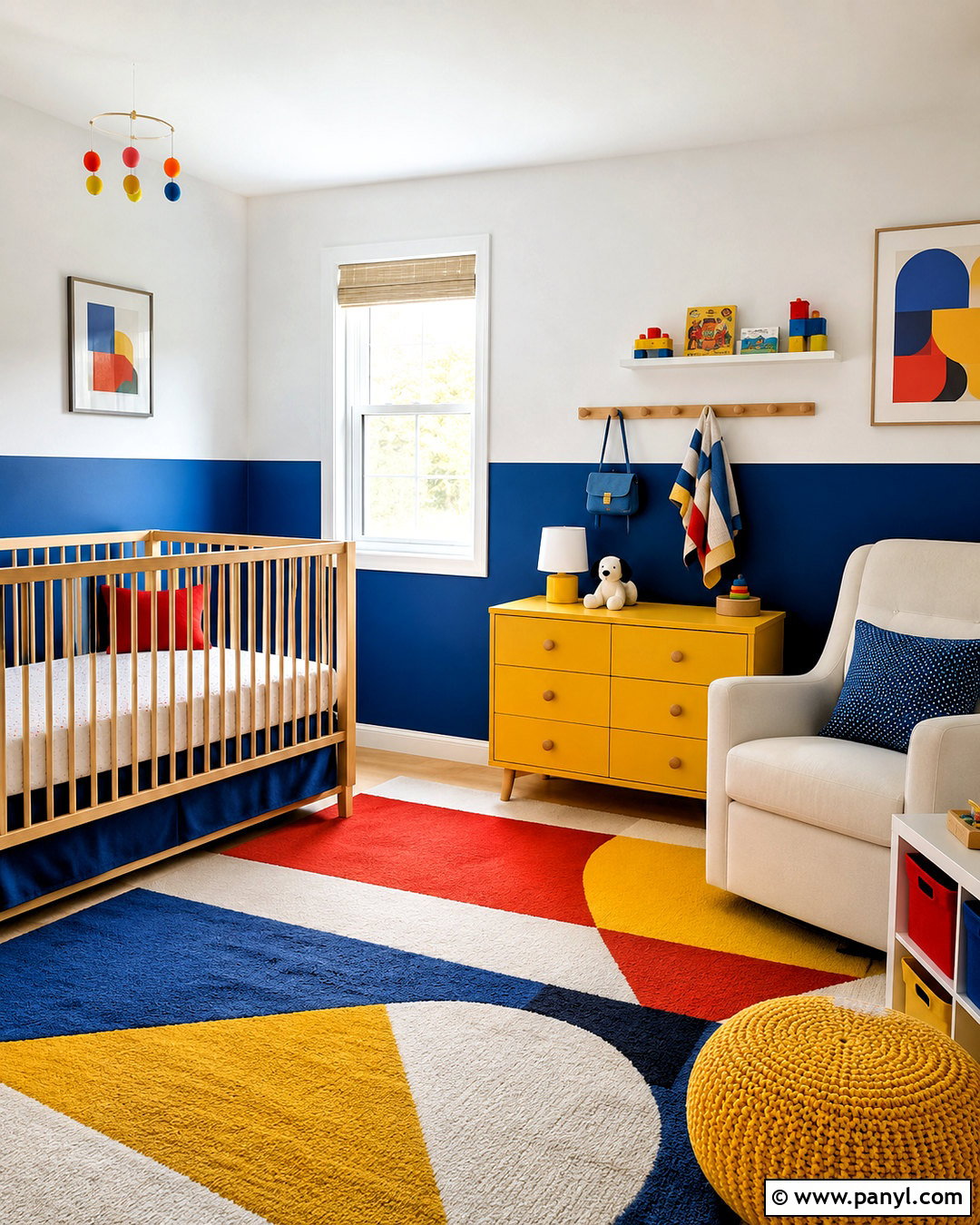 Primary Color Nursery - 20 colorful nursery ideas