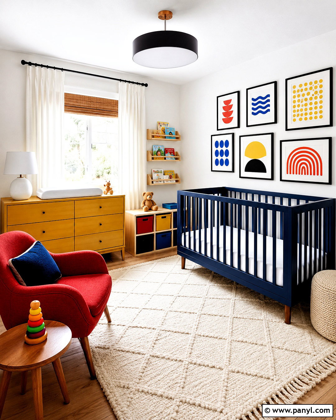 Primary Color Nursery - 20 bright nursery ideas