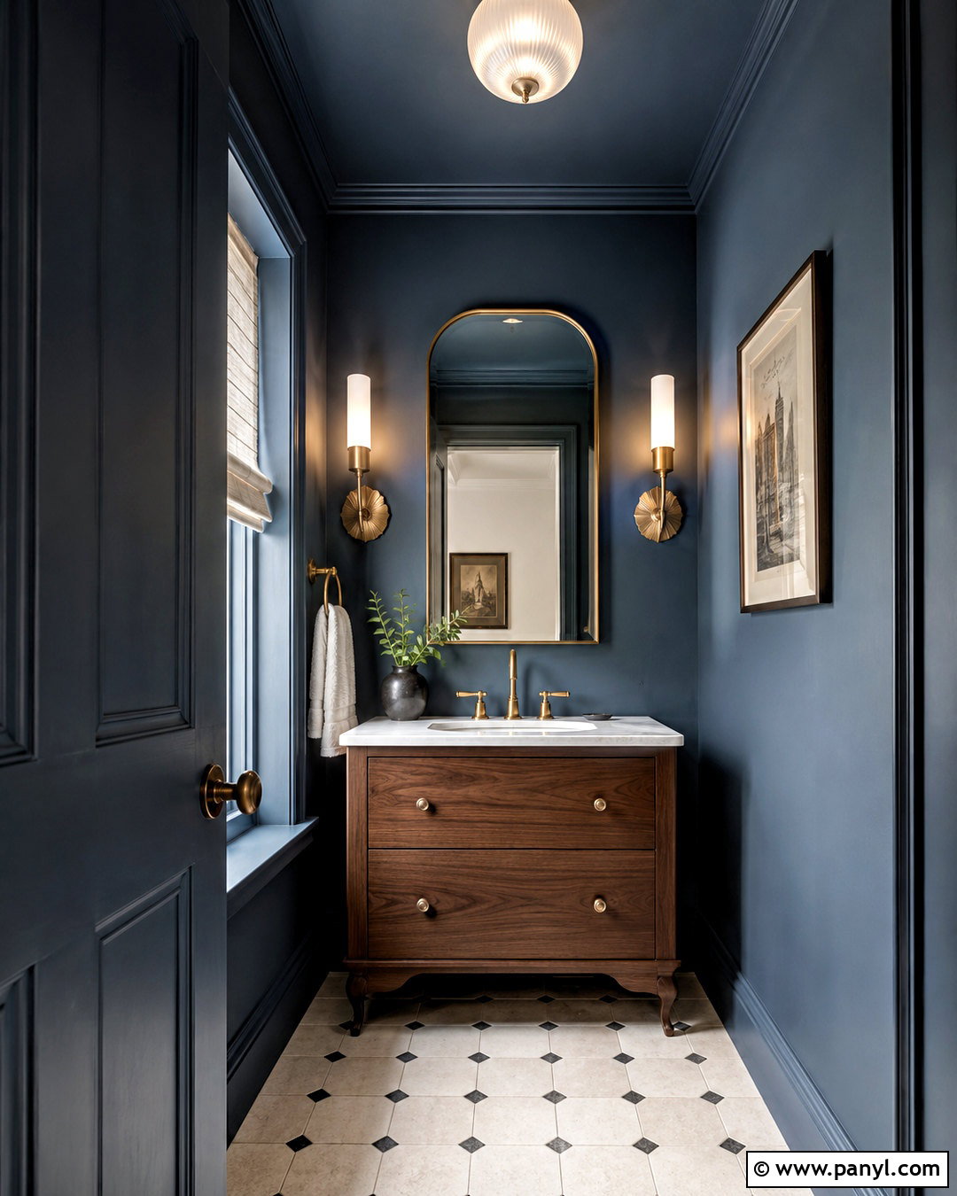 Providence Blue Powder Room - 20 providence blue benjamin moore ideas