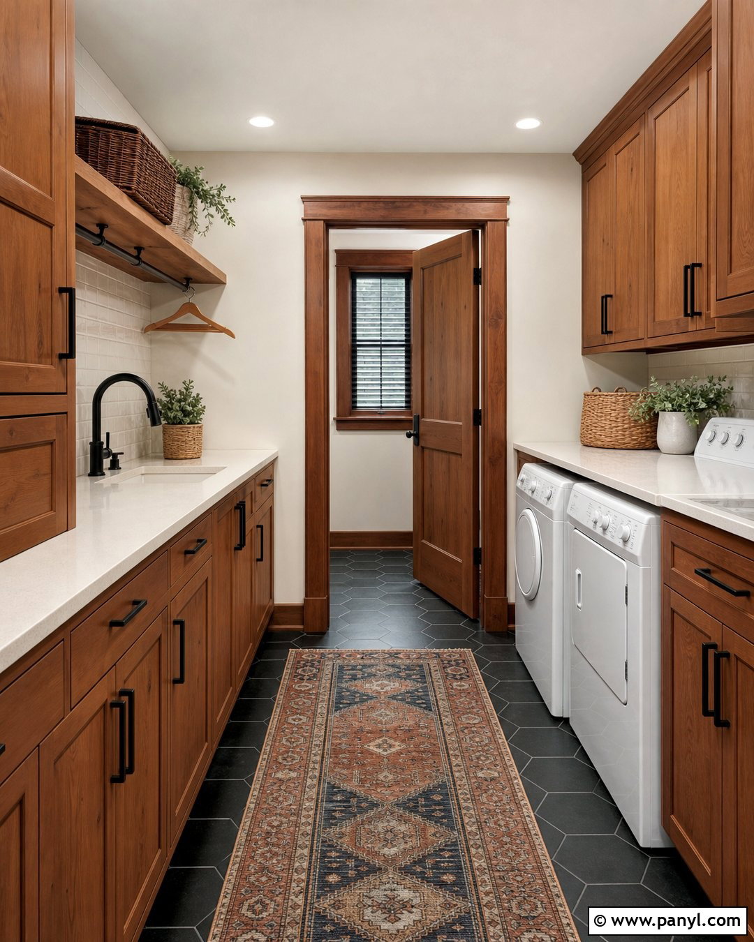 Provincial Alder Wood Laundry Room - 20 Alder Wood Color Ideas