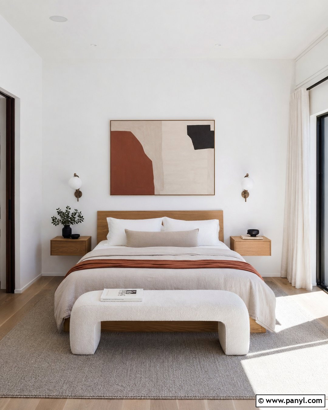 Pure White Minimalist Bedroom - 30 Pure White Sherwin Williams Walls