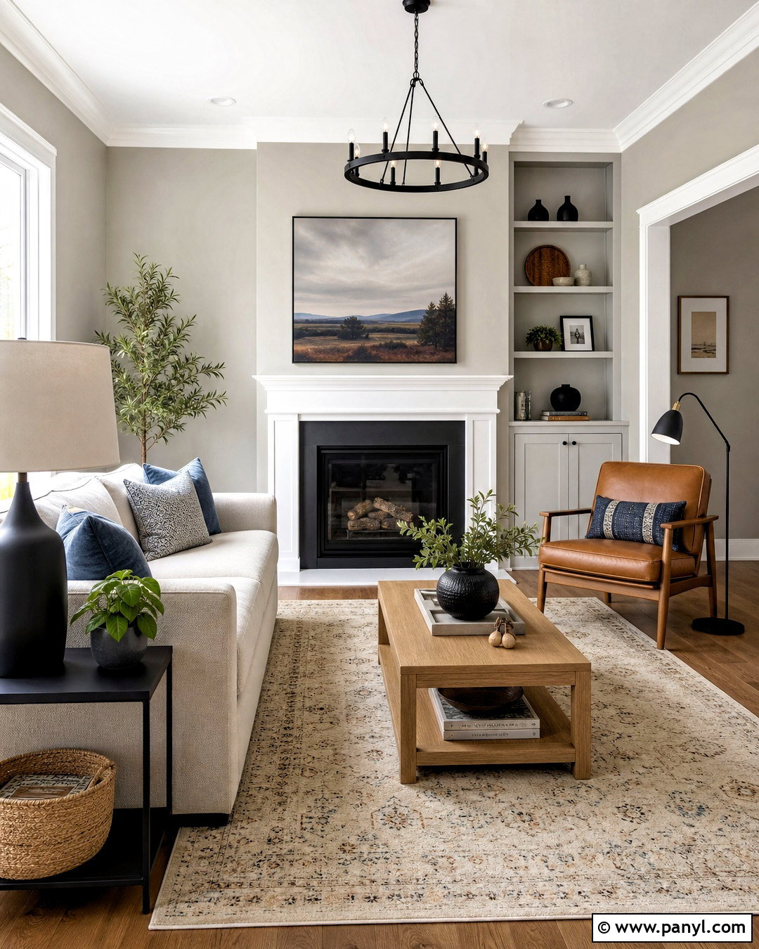 Pure White Trim With Repose Gray - 20 repose gray coordinating colors