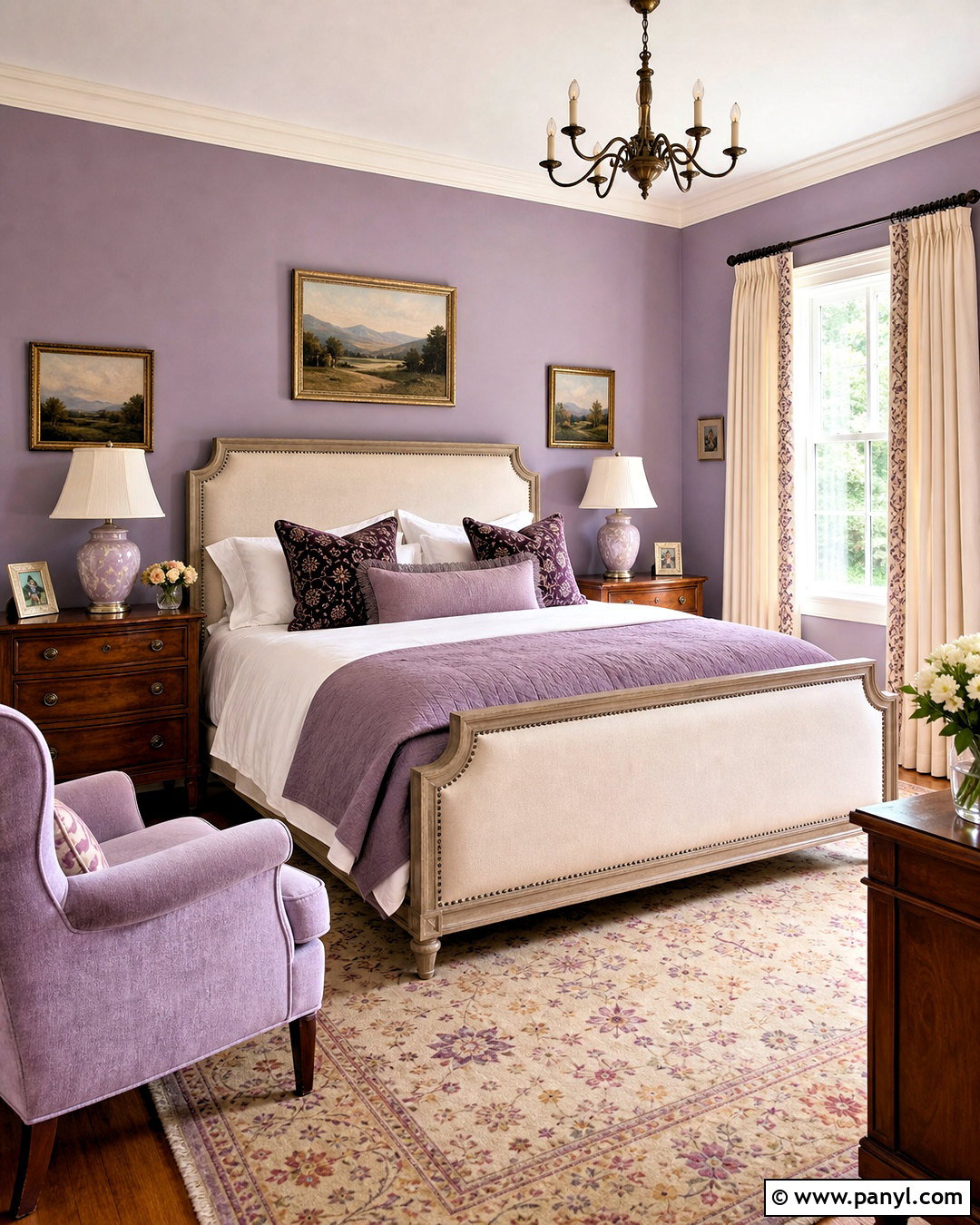 Purple And Cream Bedroom - 20 purple bedroom aesthetic ideas