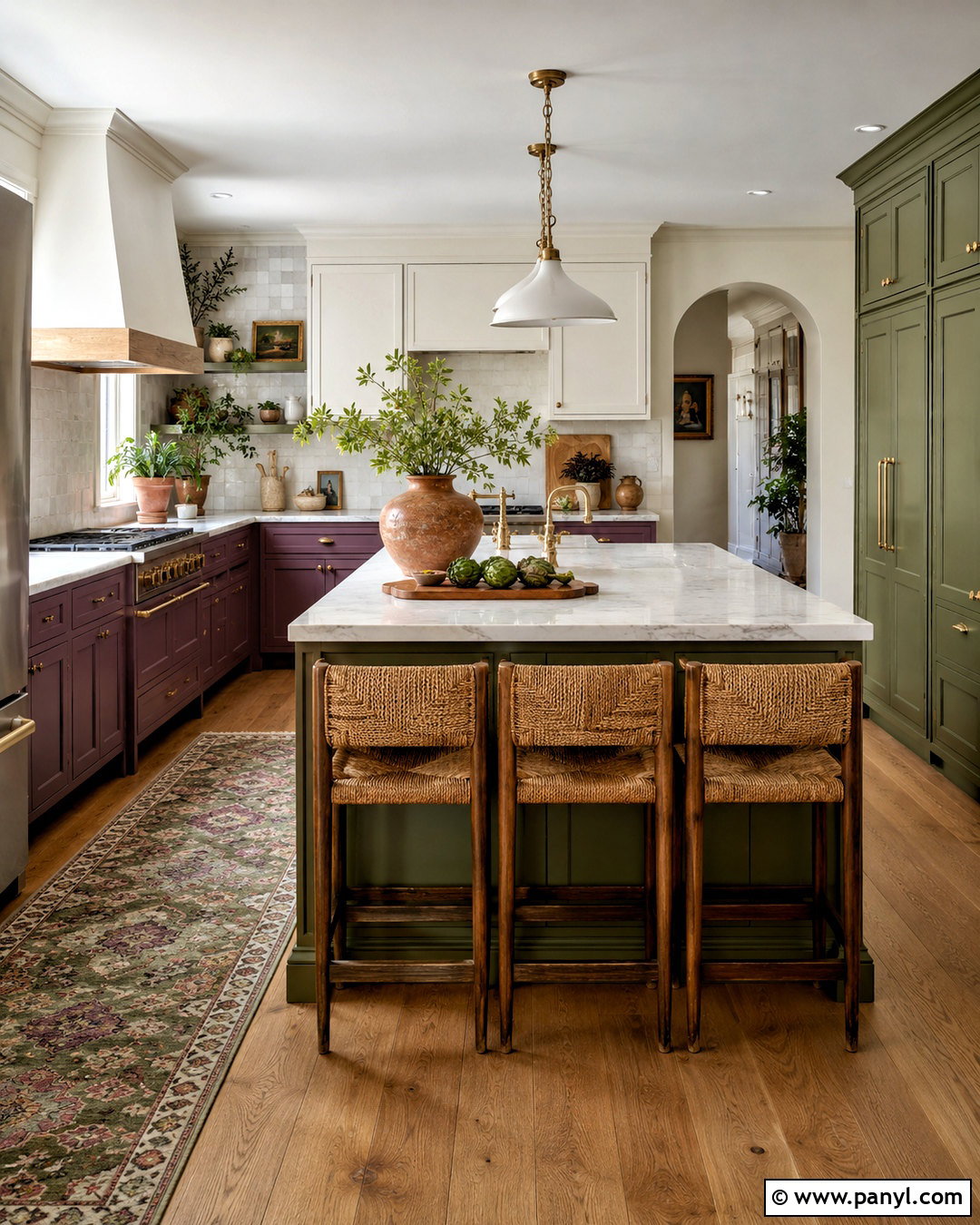 Purple And Green Kitchen - 20 purple kitchen designs