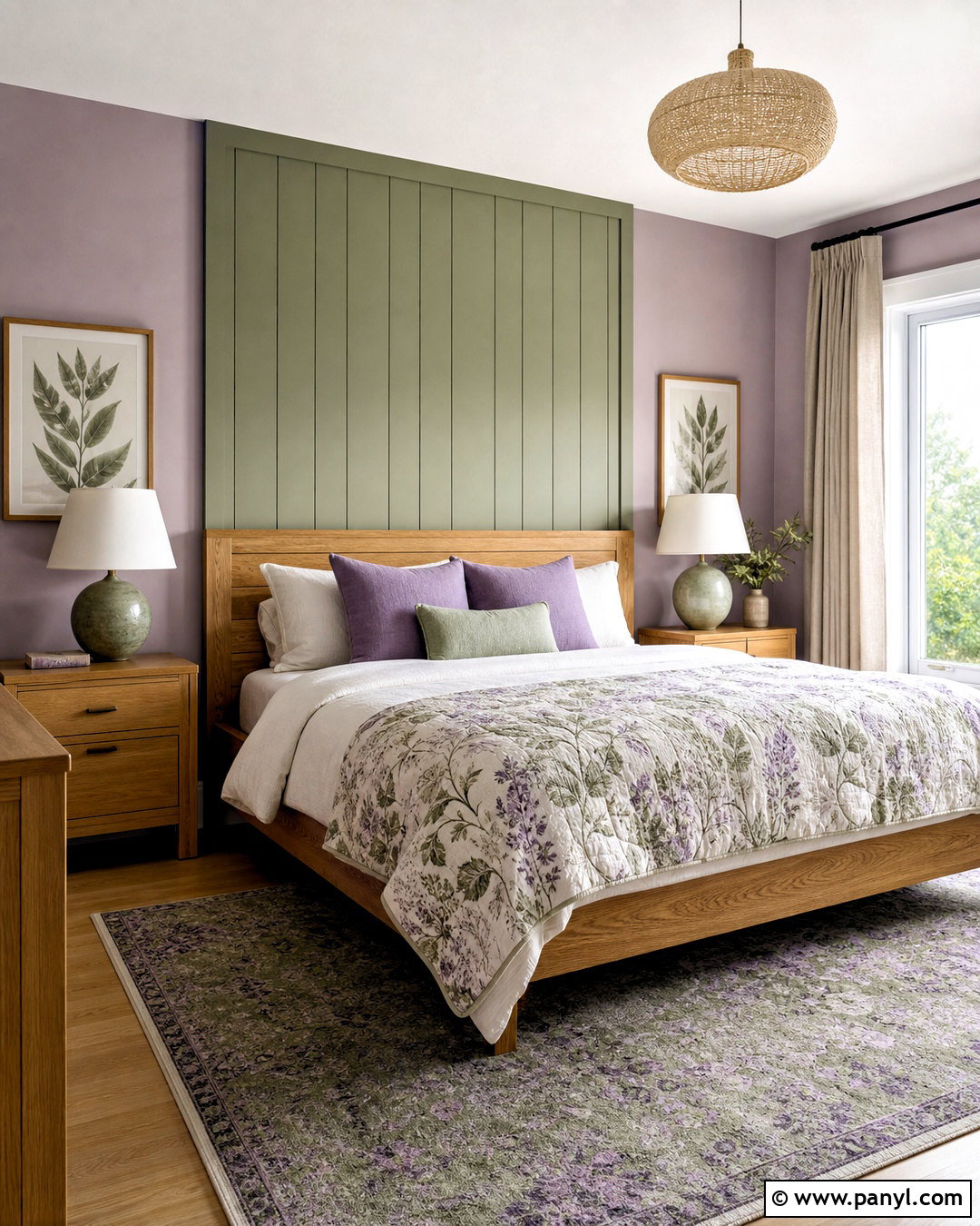 Purple And Sage Green Bedroom - 20 purple wall painting ideas bedroom ideas
