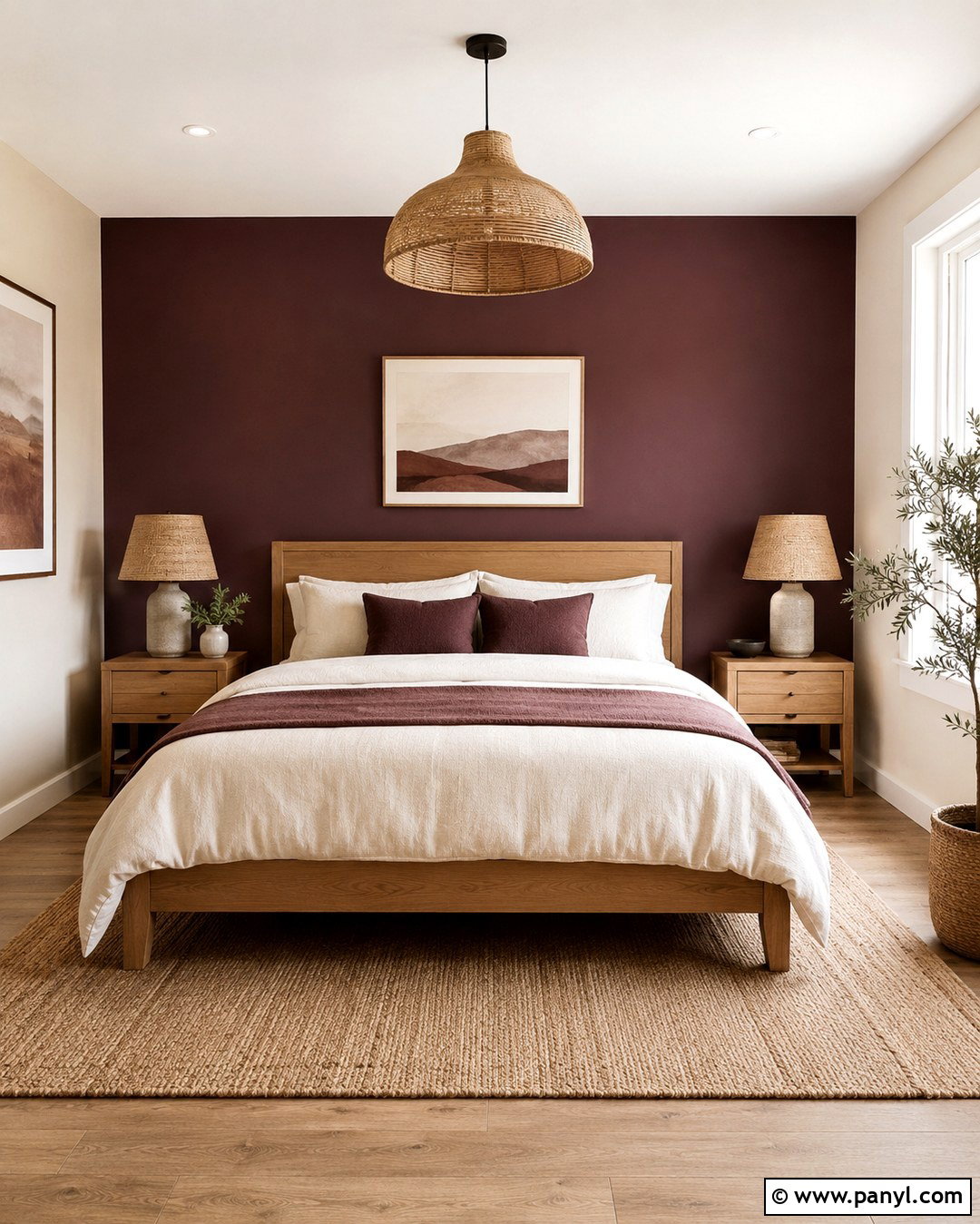 Purple Brown Accent Wall - 20 Purple Brown Wall Color Ideas