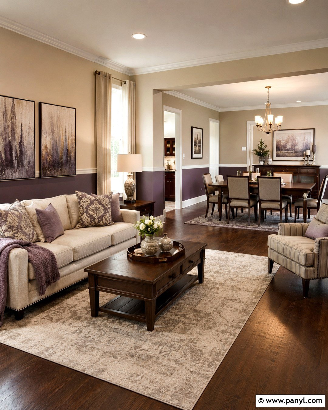 Purple Brown And Cream Walls - 20 Purple Brown Wall Color Ideas