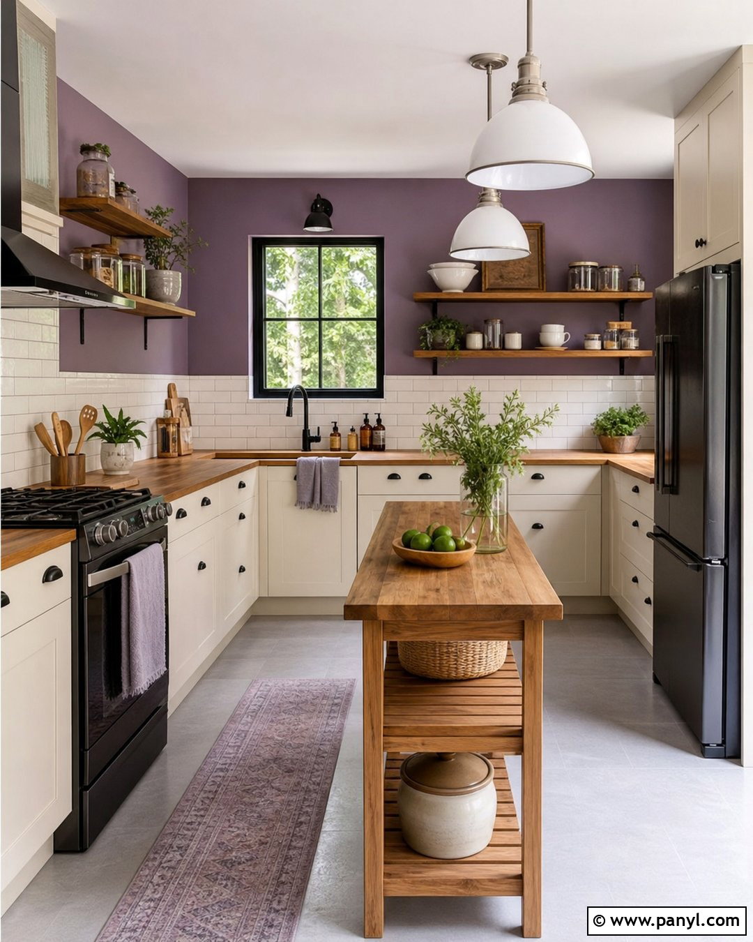 35 Purple Kitchen Walls for a Rich, Creative Home Refresh