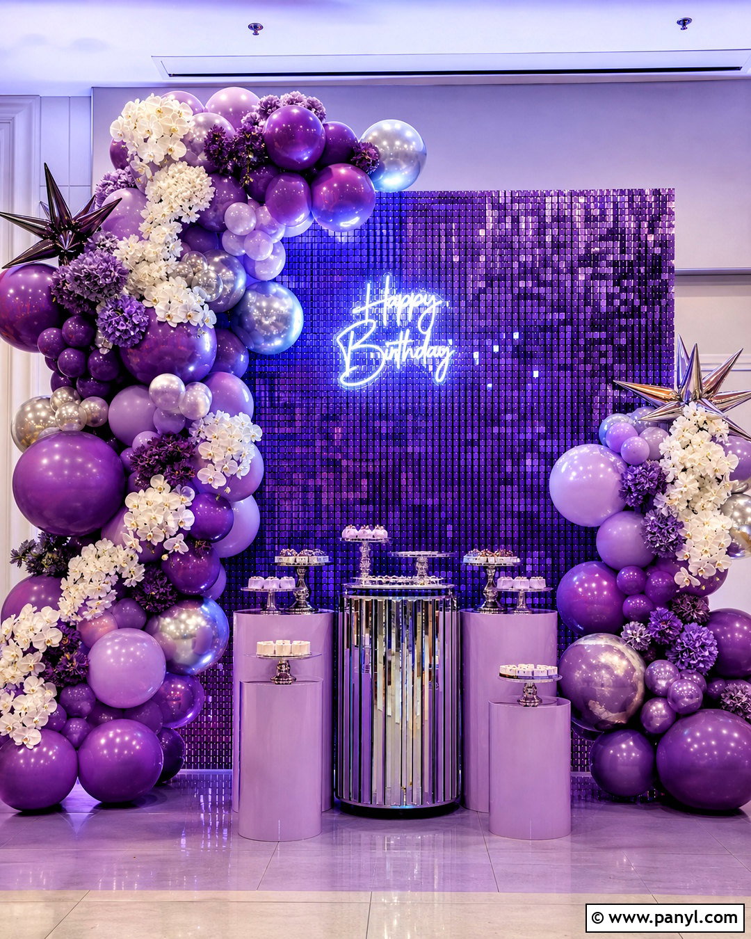 Purple Shimmer Wall Backdrop - 20 shimmer wall backdrop ideas