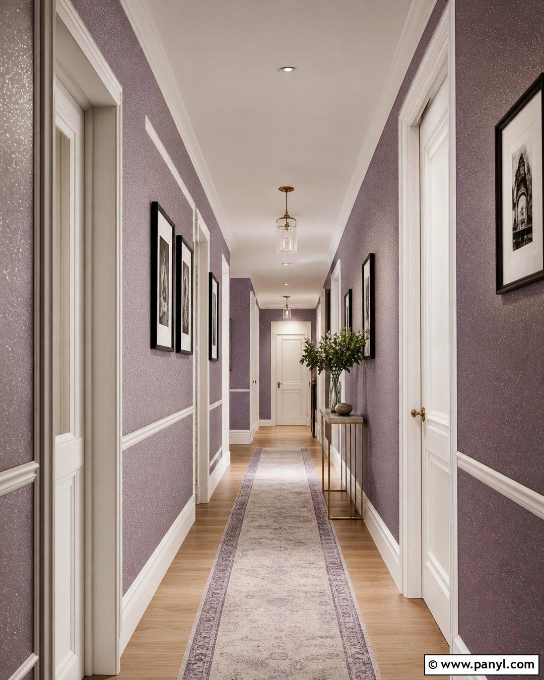 Purple Sparkle Hallway Walls - 20 Purple Sparkle Paint For Walls