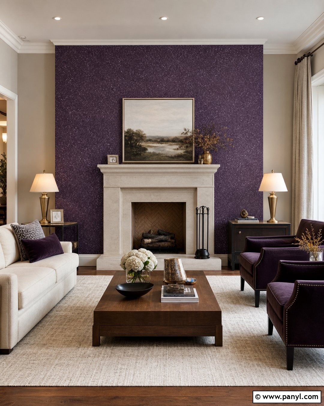 20 Purple Sparkle Paint For Walls Ideas for Glamorous Rooms