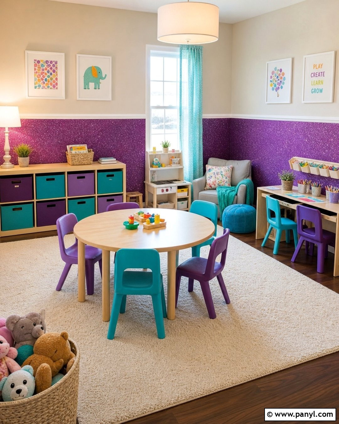 Purple Sparkle Playroom Walls - 20 Purple Sparkle Paint For Walls