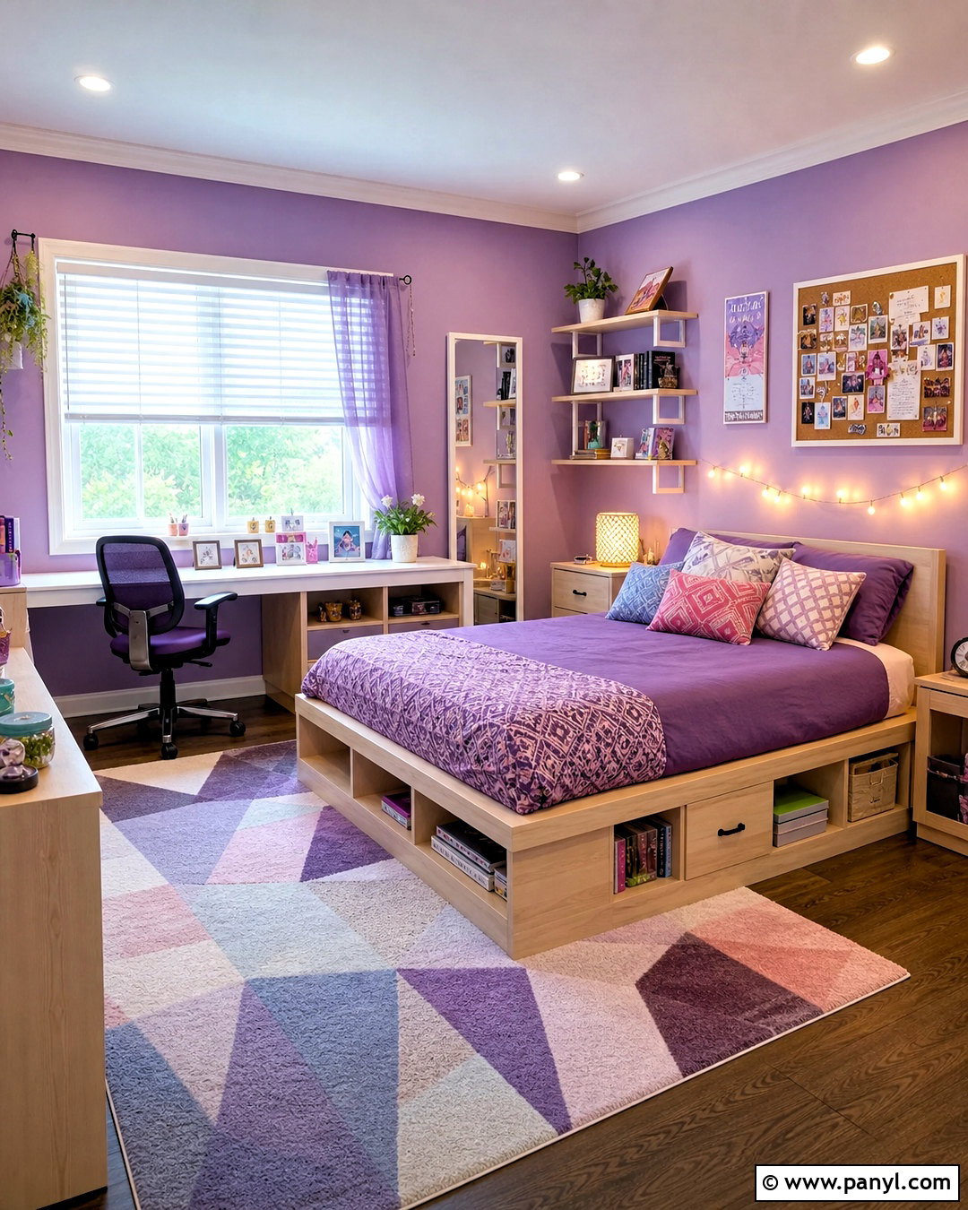 Purple Teen Bedroom - 20 purple bedroom aesthetic ideas