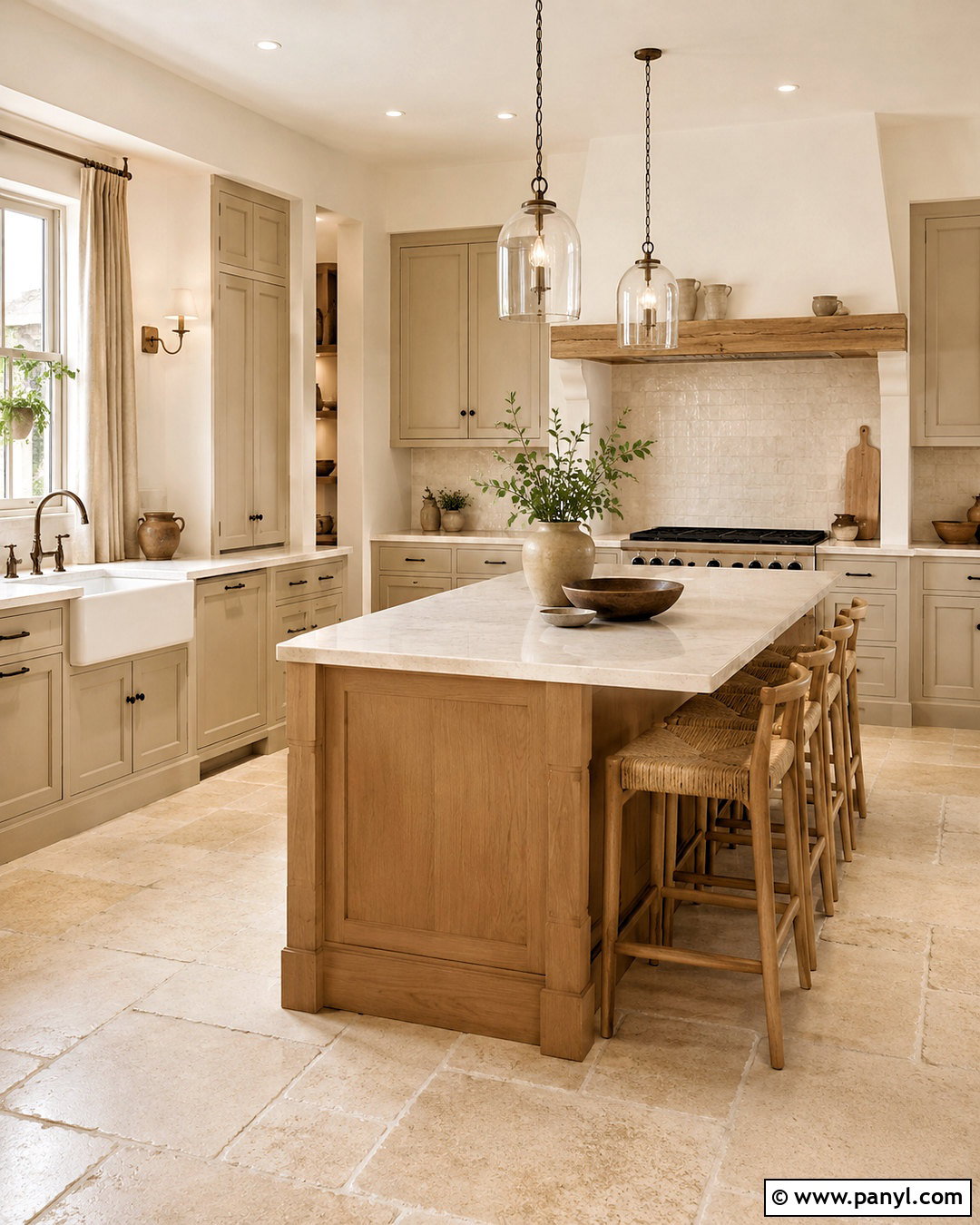 Putty Beige Country Kitchen - 20 country kitchen colors