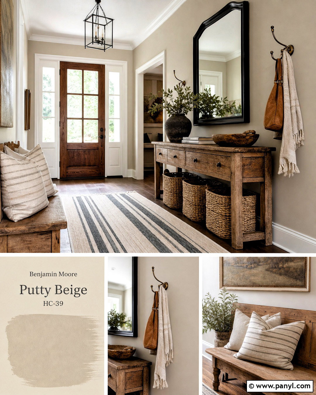 Putty Beige Farmhouse Paint Color - 20 rustic farmhouse paint colors