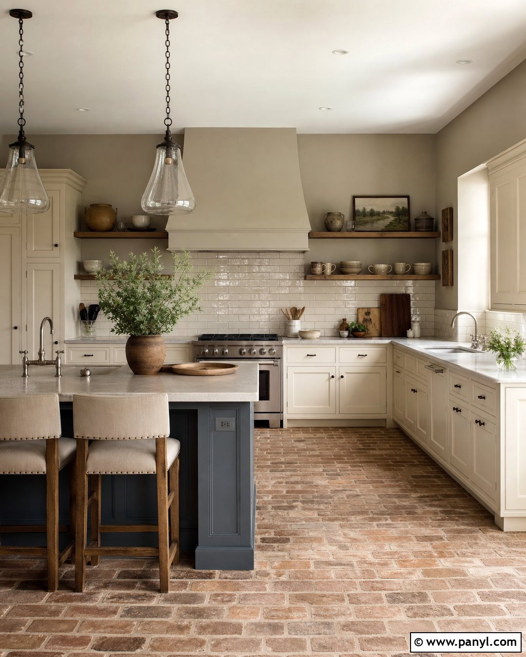 Putty Farmhouse Kitchen Walls - 30 Farmhouse Kitchen Wall Colors