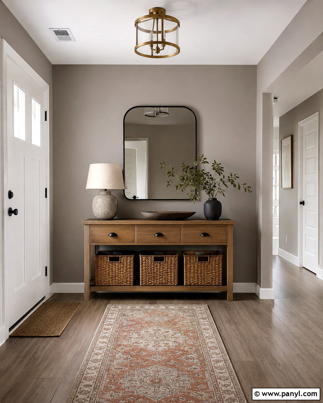 Putty Gray Accent Wall - 20 Neutral Accent Wall Color Ideas