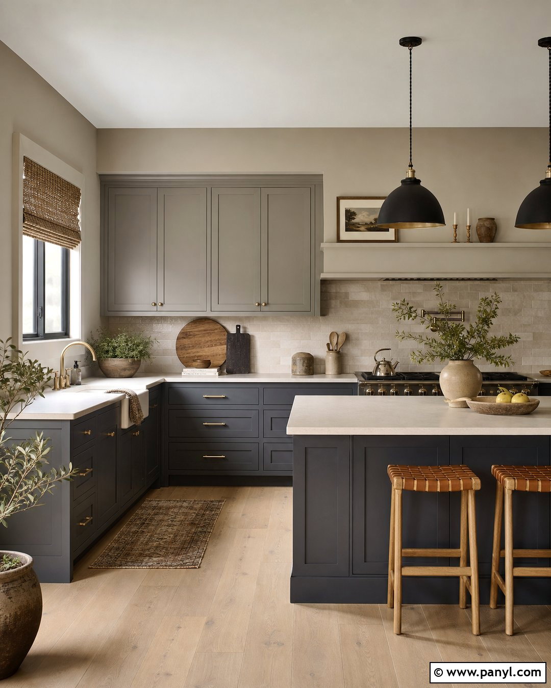 Putty Kitchen Walls - 35 Kitchen Wall Colors With Grey Cabinets