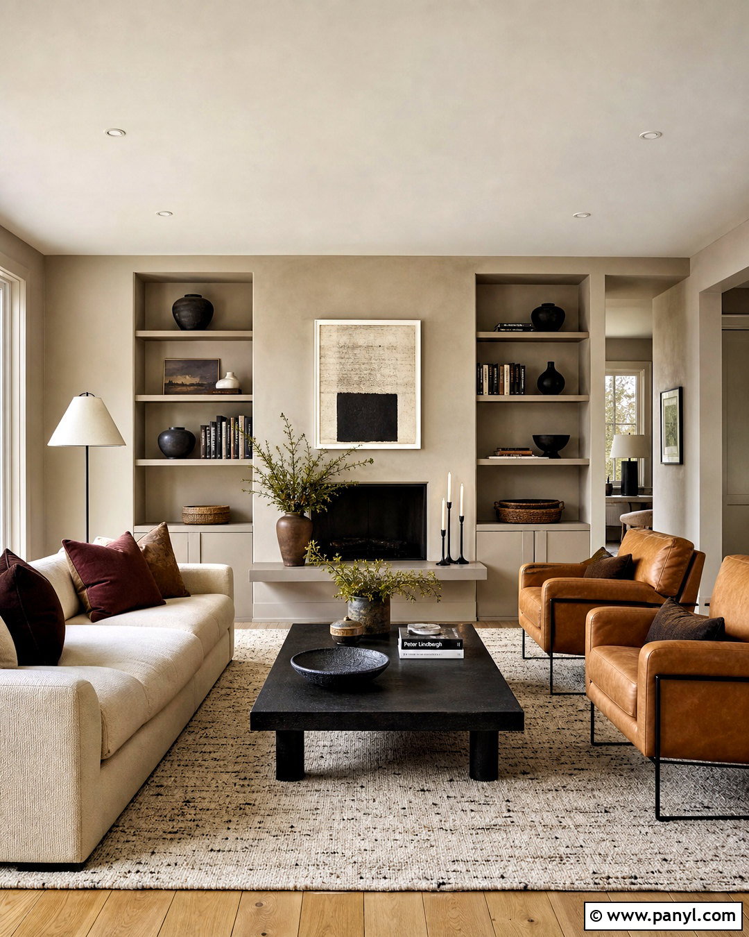 Putty Living Room - 20 neutral living room paint color ideas