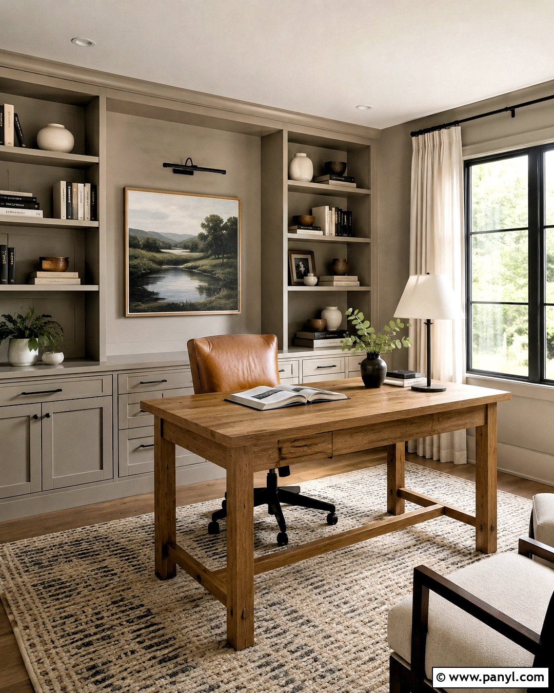 Putty Neutral Home Office - 20 neutral room colors