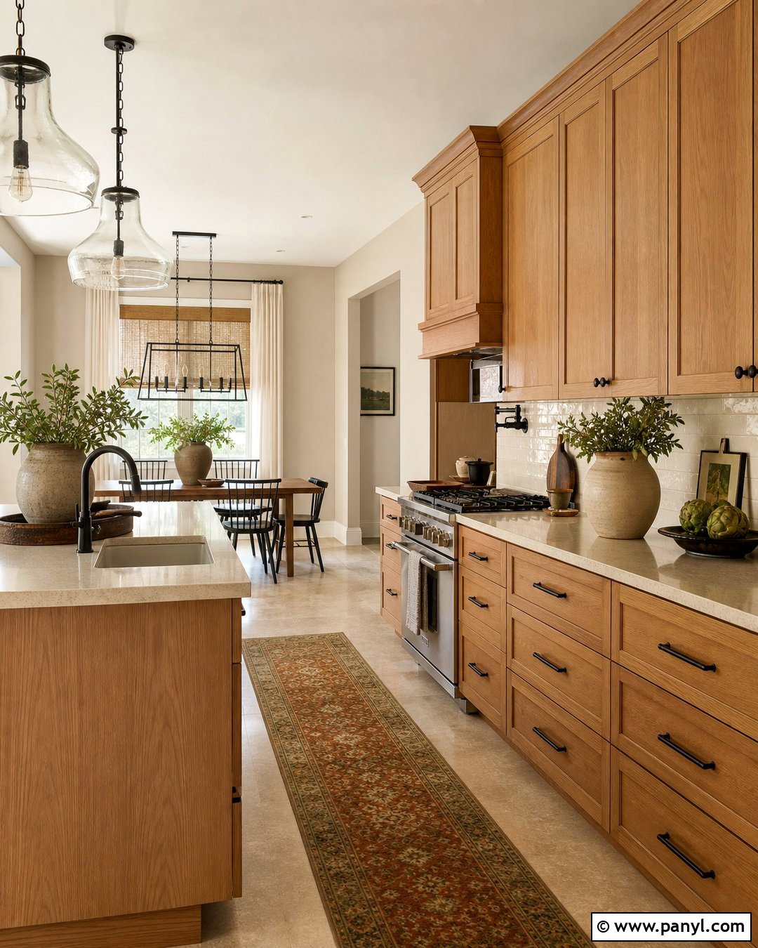 Putty Walls With Honey Oak Cabinets - 35 honey oak kitchen cabinets wall color ideas