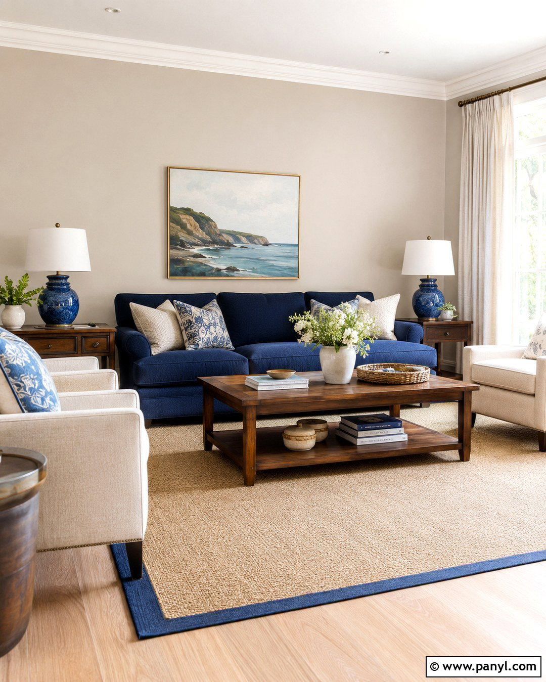 Putty Walls With Navy Blue - 20 Putty Wall Color Ideas