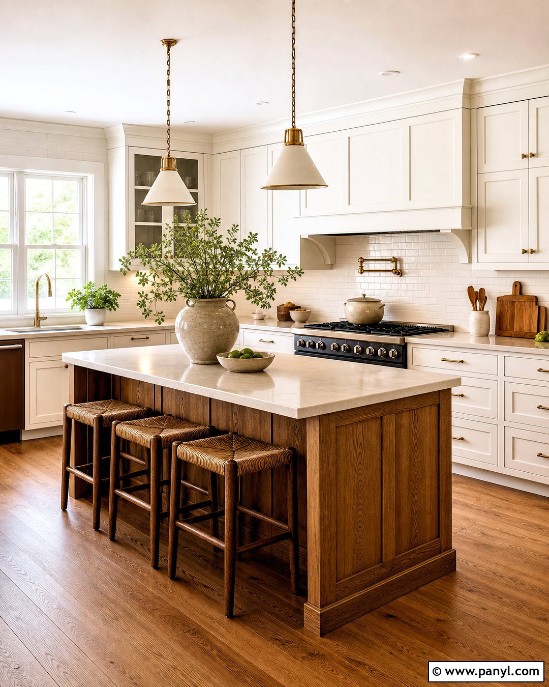 Quartersawn Oak With Shoji White - 20 shoji white coordinating colors