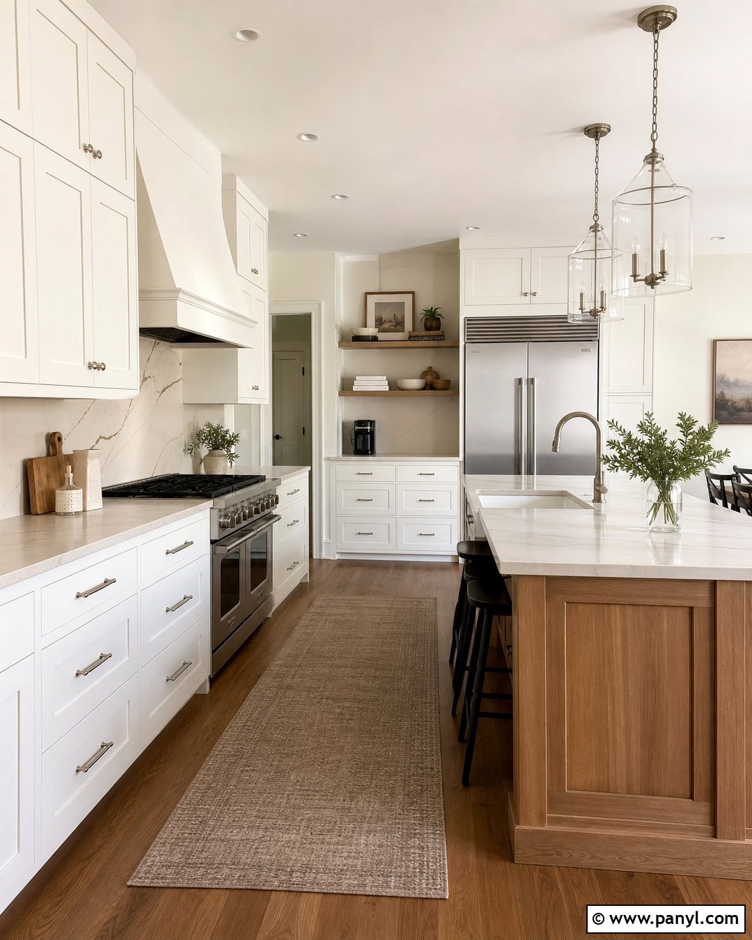 Quartz Countertops With Alabaster Walls And White Cabinets - 25 Alabaster Walls With White Cabinets
