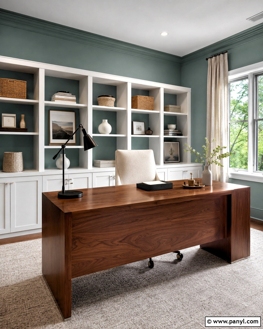 Quiet Moments 1563 Home Office - 20 light teal paint colors