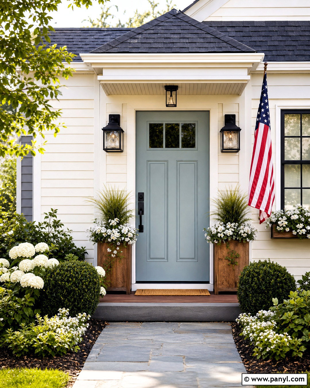 Quiet Moments Front Door With White Siding - 20 quiet moments benjamin moore ideas
