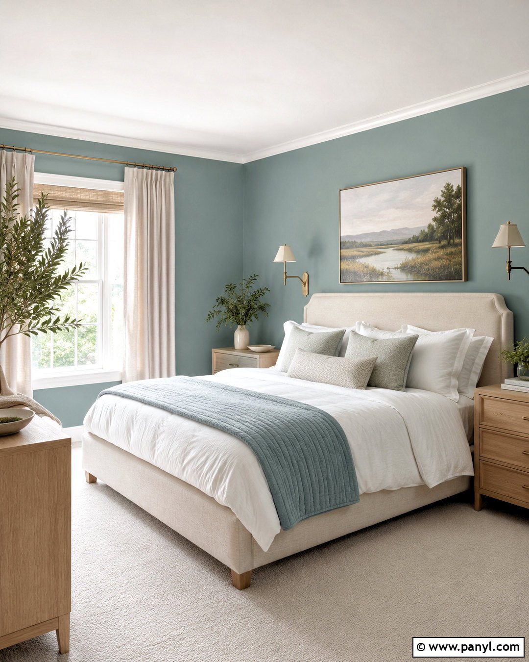 Quiet Moments Muted Blue Paint - 20 muted blue paint colors
