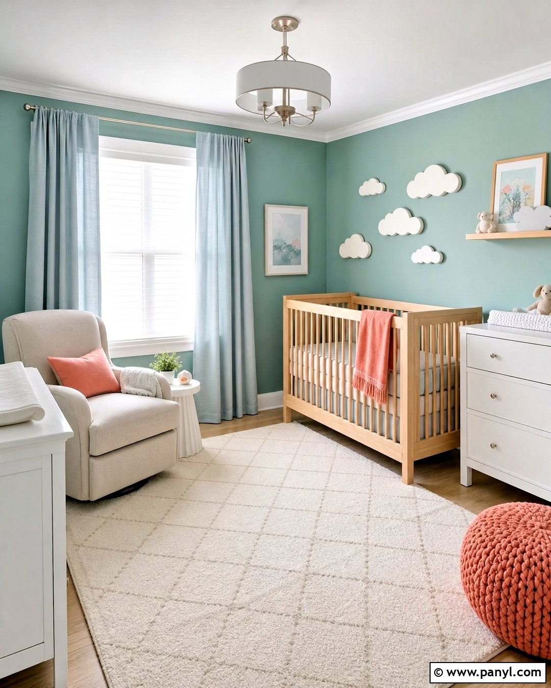 Quietude Blue Green Nursery - 20 sherwin williams green nursery ideas