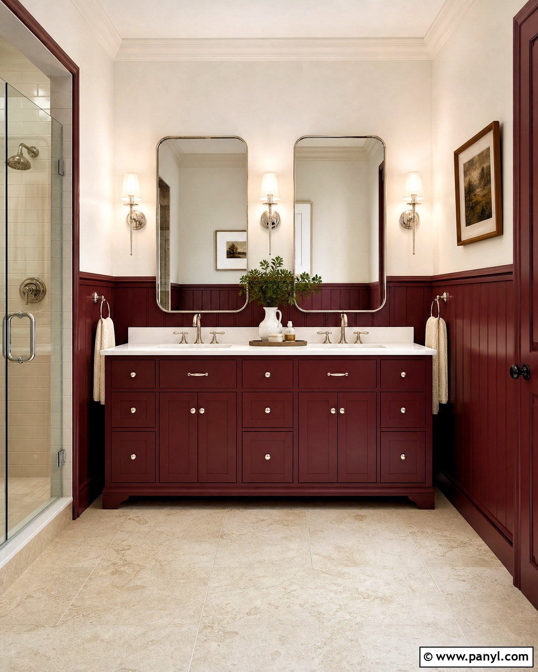 Radicchio Paint - 20 dark red paint colors
