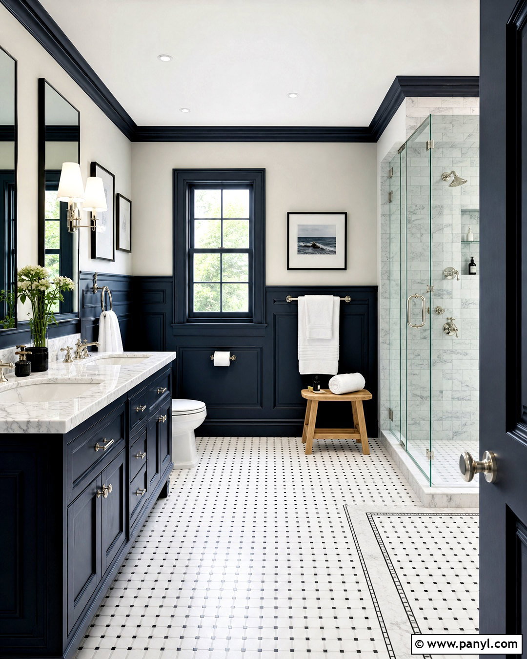 Railings And Ammonite Bathroom - 20 farrow and ball colour schemes