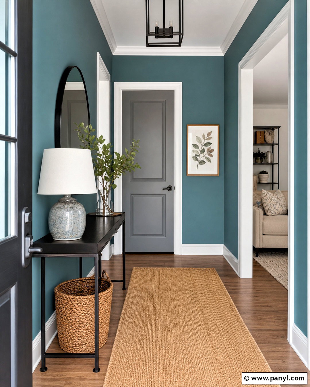 Rain Entryway With Black Accents - 20 rain sherwin williams ideas