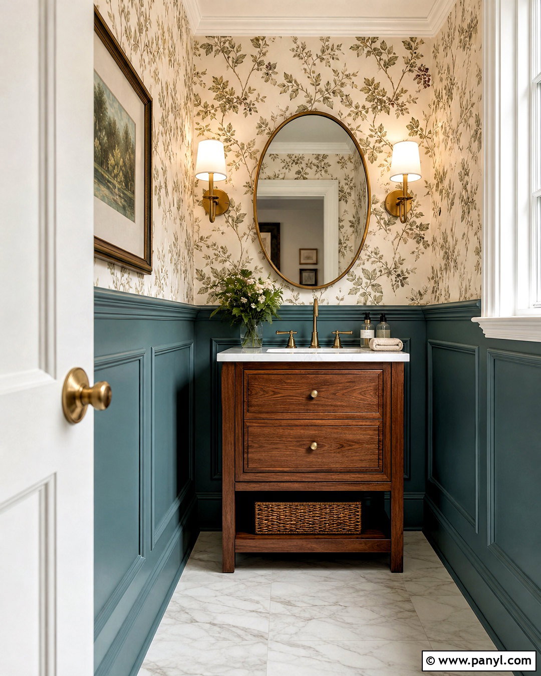 Rain Powder Room With Wallpaper - 20 rain sherwin williams ideas