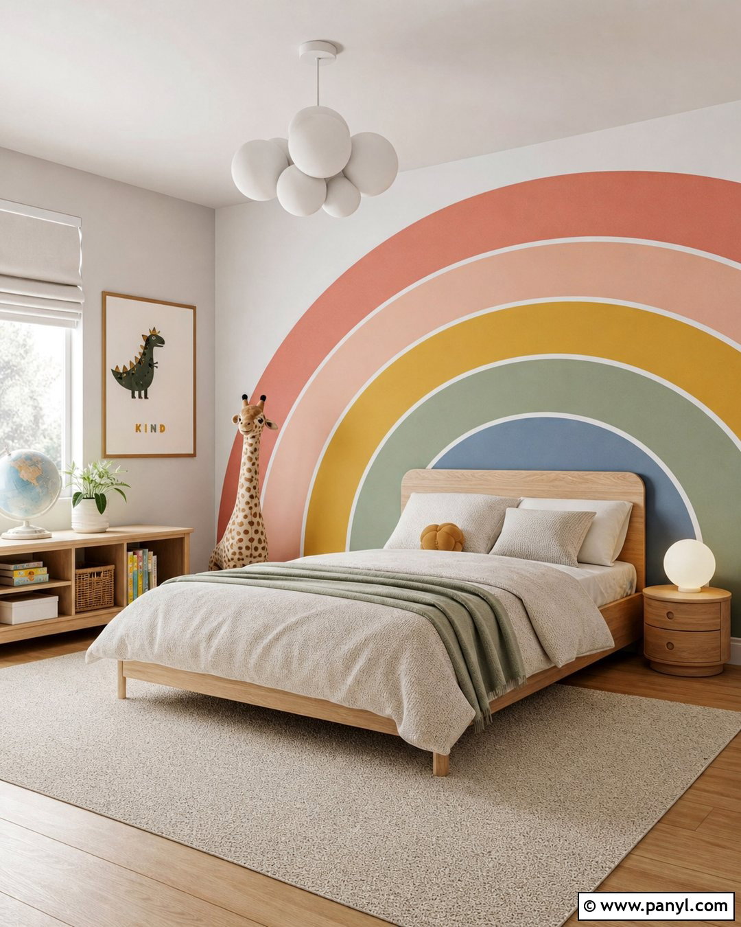 Rainbow Arch Geometric Wall Paint - 25 Geometric Wall Paint Kids