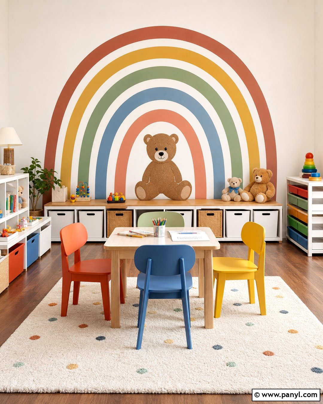 20 Bear Wall Paint Ideas for Playful Kids’ Rooms and Nurseries