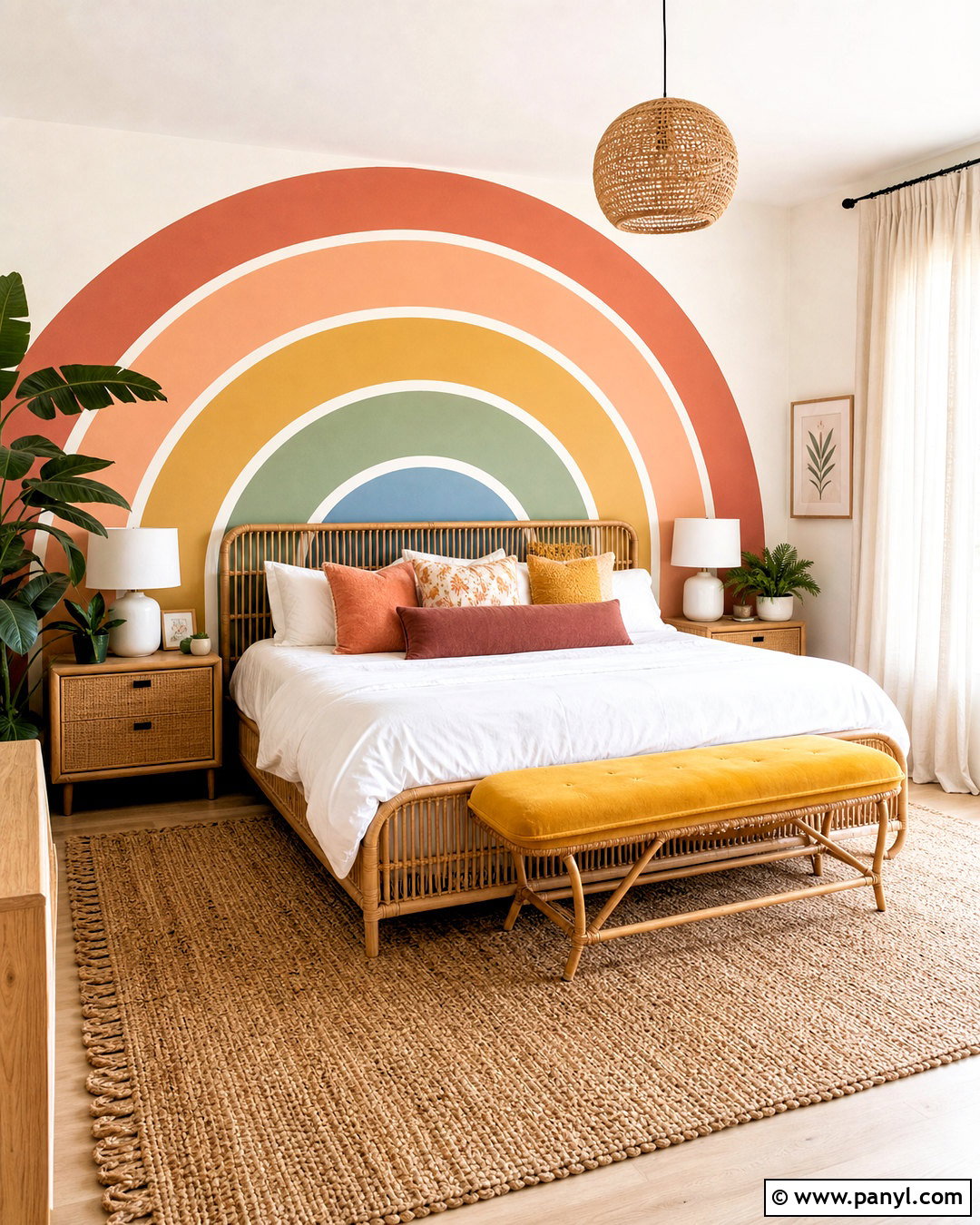 Rainbow Bedroom Wall Paint Pattern - 20 wall paint patterns bedroom ideas