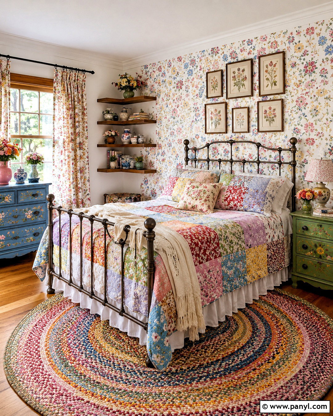 Rainbow Cottagecore Bedroom - 20 rainbow room aesthetic ideas