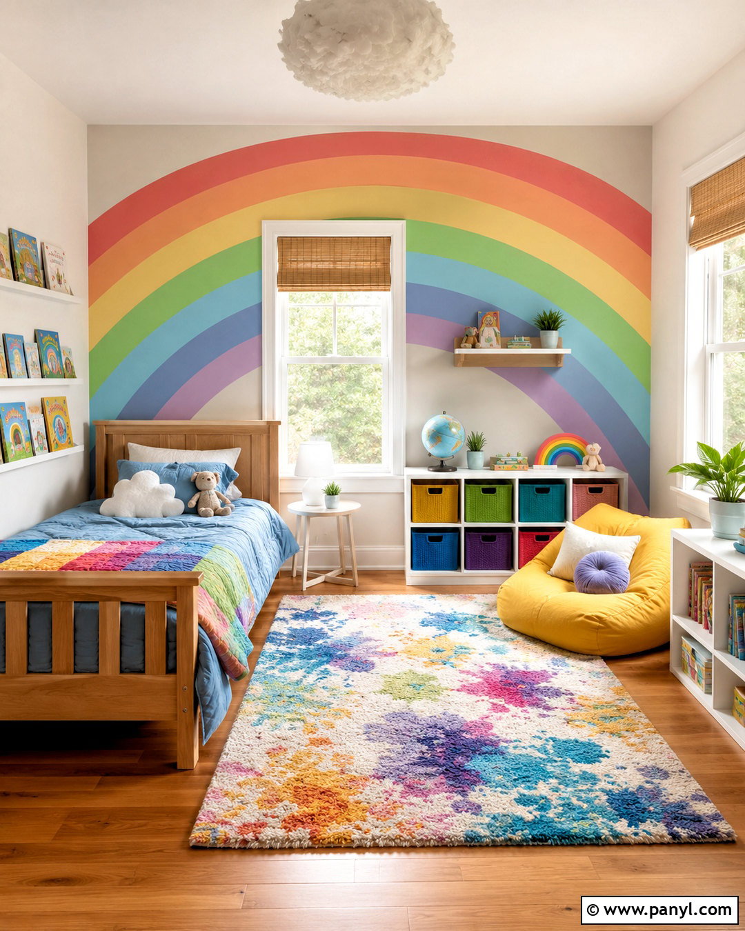 Rainbow Kids Bedroom - 20 rainbow room aesthetic ideas