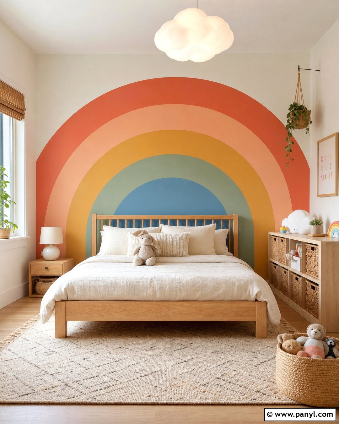 Rainbow Kids Room Accent Wall - 25 Accent Wall For Kids Room Ideas