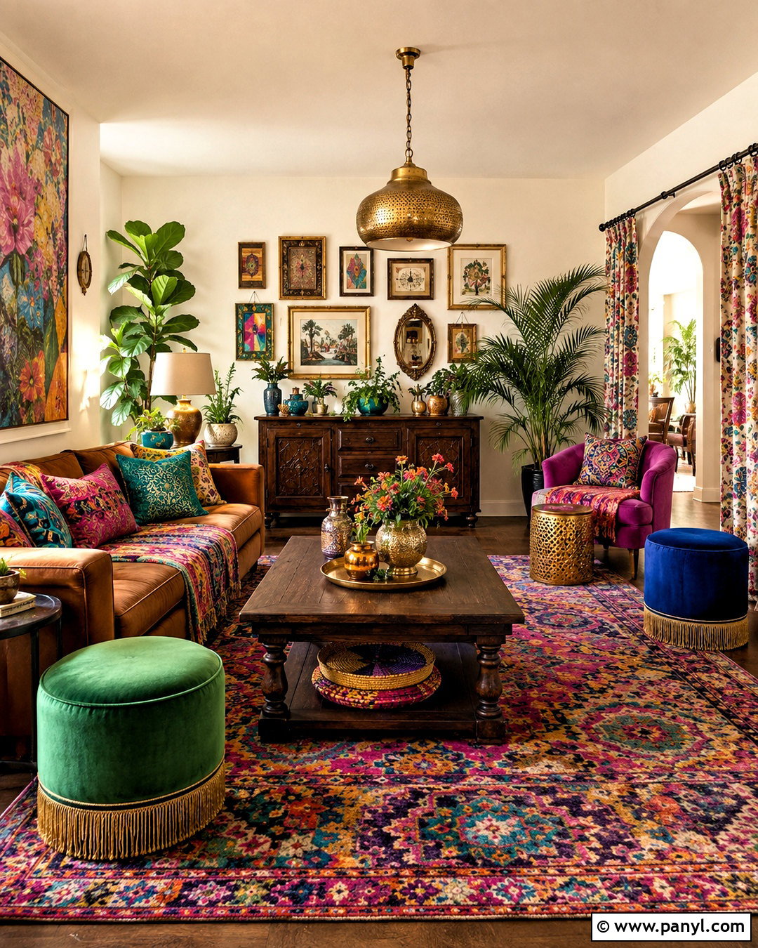 Rainbow Maximalist Bohemian Color Scheme - 20 bohemian color scheme ideas