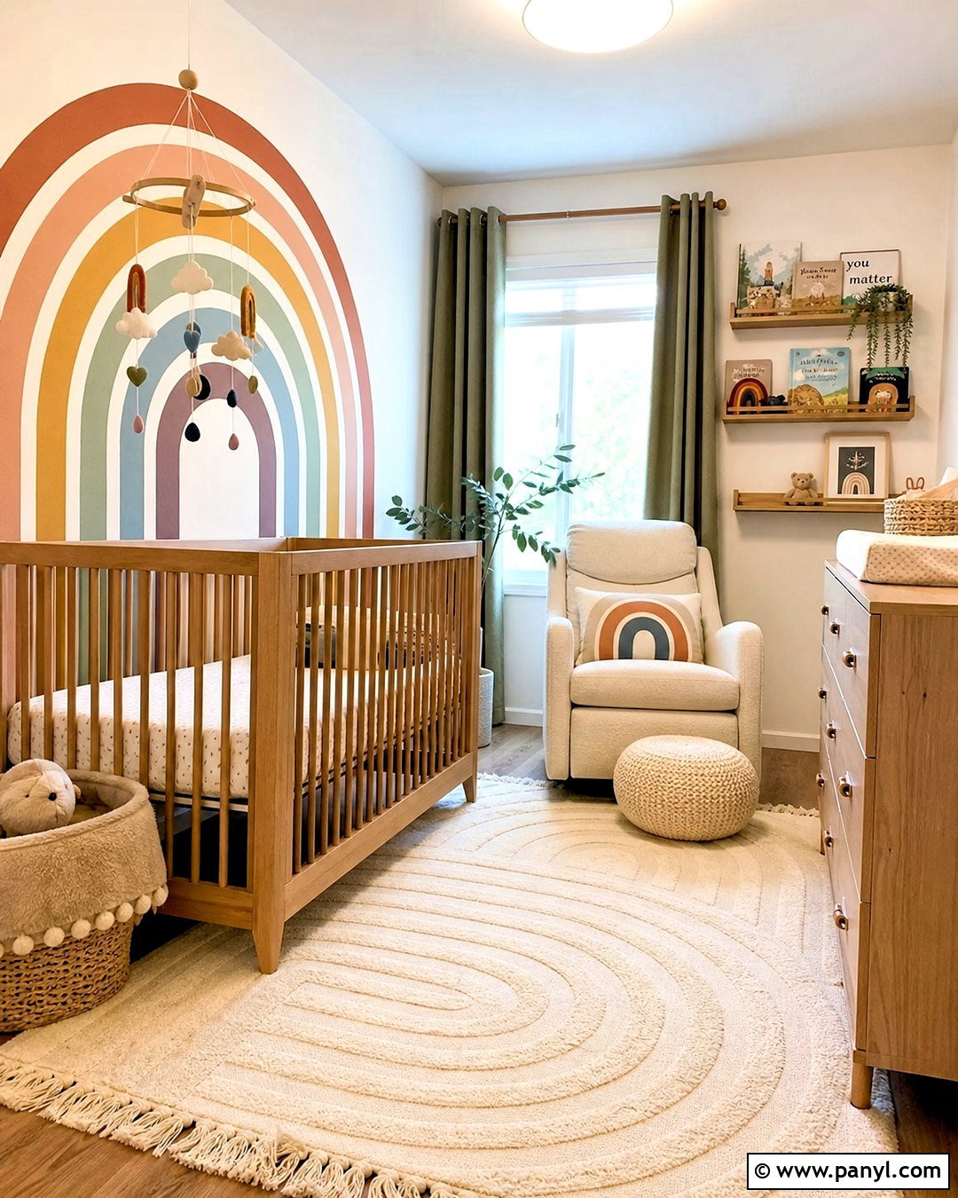 Rainbow Nursery Bedroom - 20 rainbow themed bedroom ideas