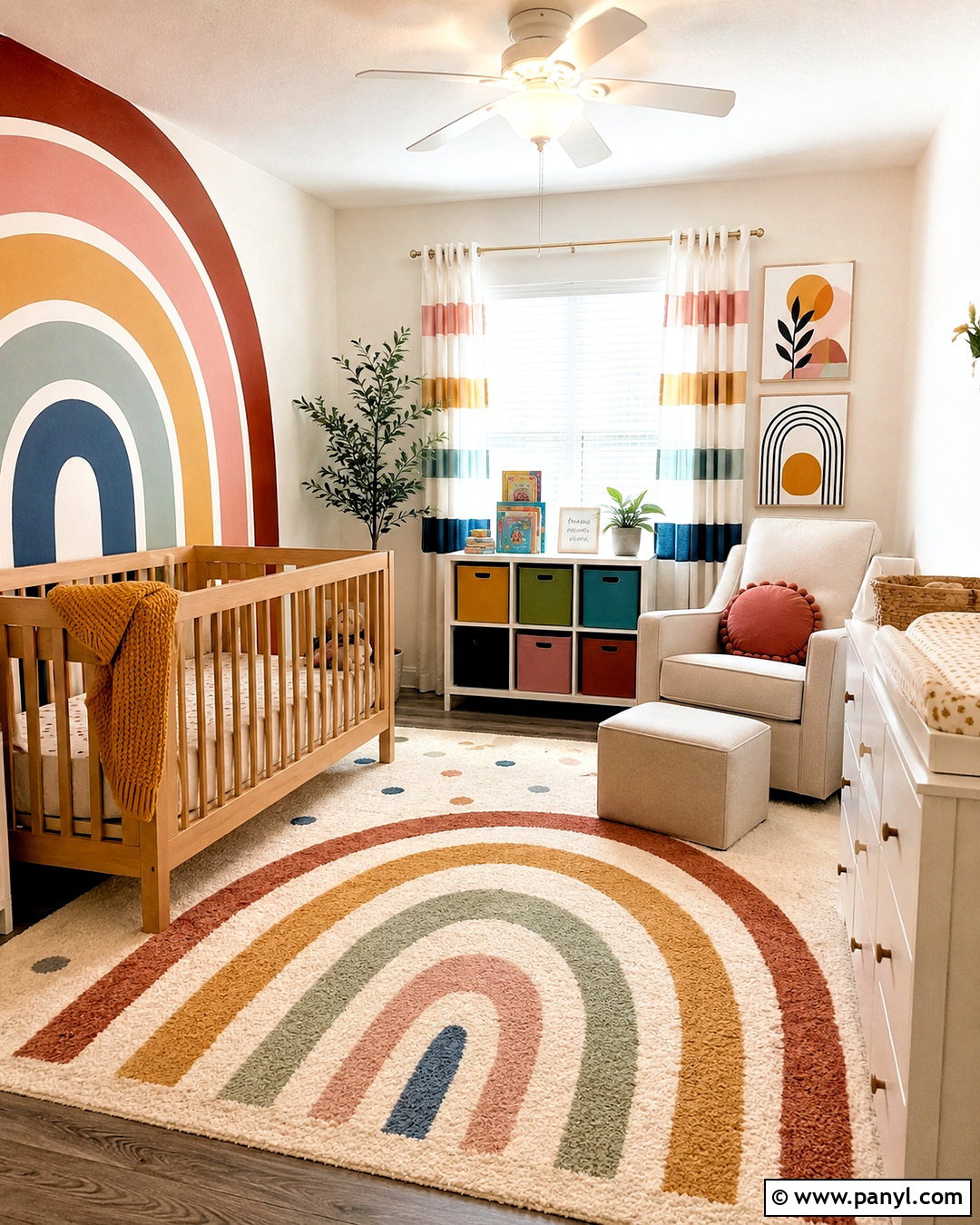 Rainbow Nursery - 20 nursery design ideas