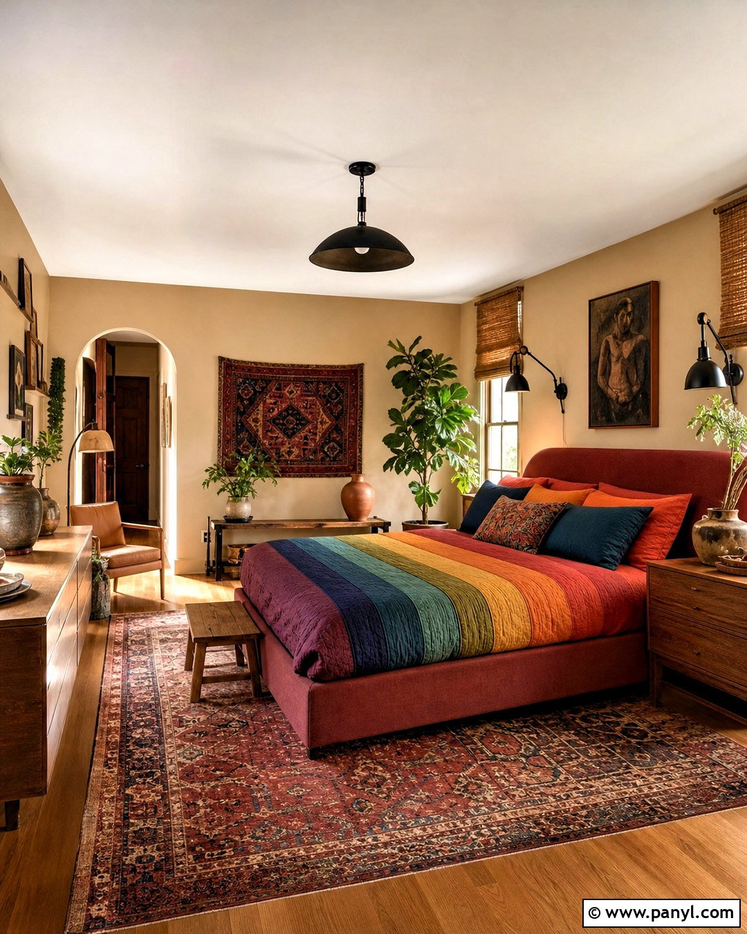 Rainbow Room With Earthy Colors - 20 rainbow room ideas